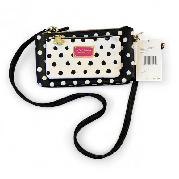 Kate Spade Black and White Polka Dot Crossbody - Picture 1 of 8